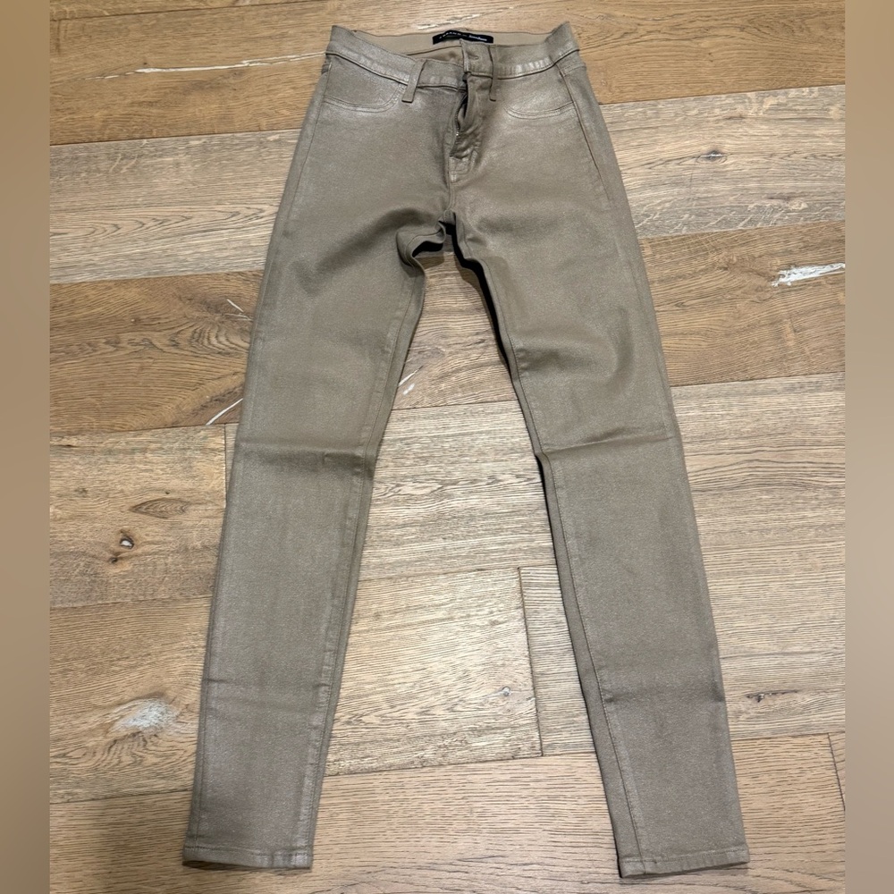 Gold coated J Brand jeans size 26